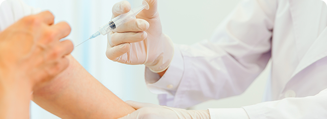予防接種インフルエンザワクチン接種COVID-19ワクチン接種その他のワクチン接種のイメージ画像