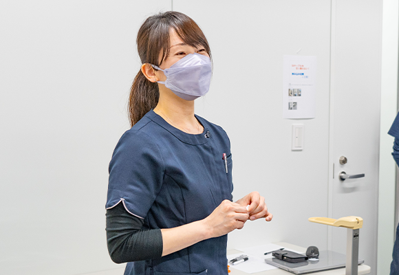 巡回健診スタッフ 仕事の様子