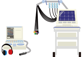 健診機器のイラスト