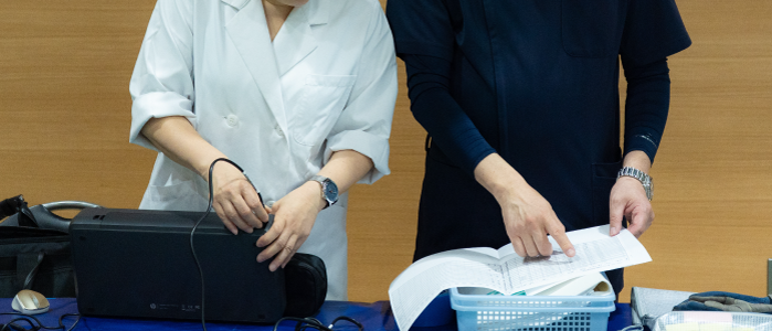 運営当日の打ち合わせ様子