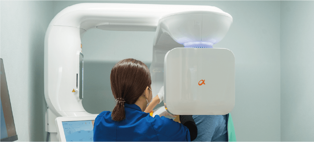 お口の中・顎の骨などの検査の画像