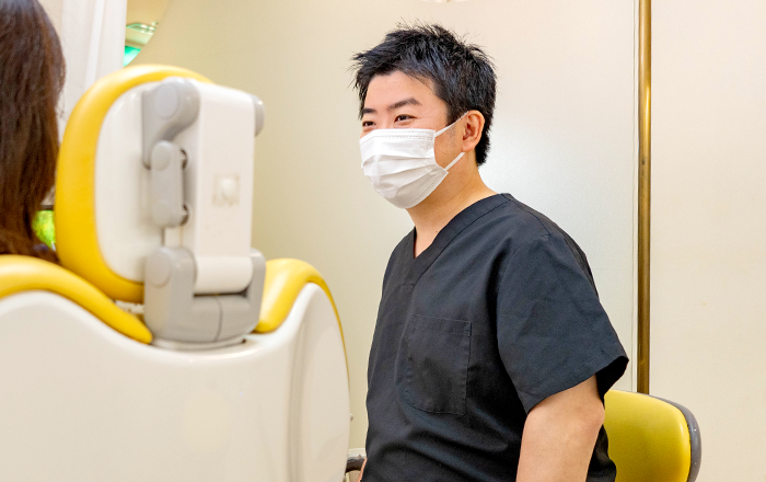 越智医師 診療風景