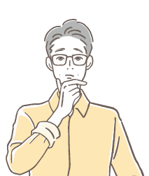 コンパス歯科クリニック蕨 困ってる男性のイラスト