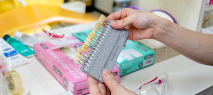 口内の写真撮影